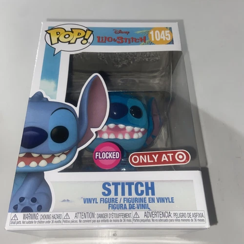 Funko Pop! Vinyl: Disney - Stitch (Flocked) - Target 1045 W/Protector
