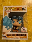 Funko Pop! Vinyl: Dragon Ball Z - SSGSS Goku (Kamehameha) (Metallic) -...
