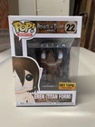 Funko Pop Vinyl Eren Jaeger Attack On Titan 22 Hot Topic Exclusive Rage Anime