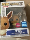 Funko POP Vinyl Figure Pokémon Eevee Flocked Wonderous Con Exclusive #577