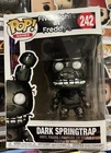Funko Pop Vinyl Five Night's at Freddys #242 Dark Springtrap RARE Good Condition