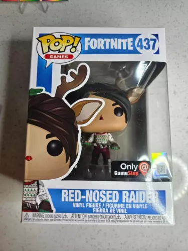 Funko Pop! Vinyl: Fortnite Red-Nose Raider #437 Gamestop Exclusive Vinyl Figure