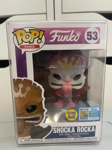 Funko Pop! Vinyl: Funko - Shocka Rocka - Exclusive #53 w/PROTECTIVE COVER