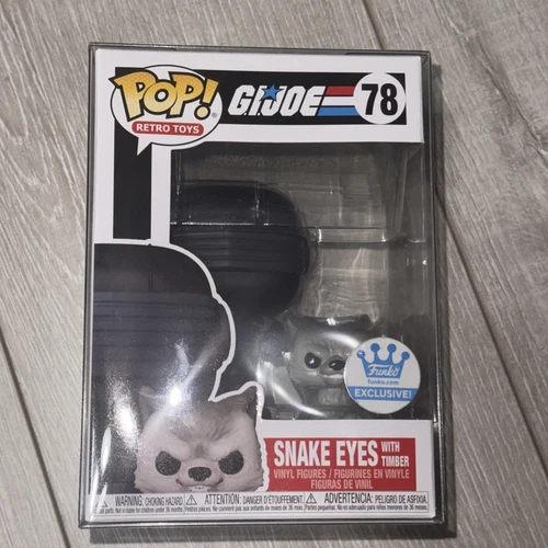 Funko Pop! Vinyl: G.I. Joe - Snake Eyes with Timber - Funko Exclusive) #78