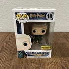 Funko Pop! Vinyl Harry Potter DRACO MALFOY Quidditch Hot Topic Exclusive #19