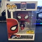 Funko Pop! Vinyl: Marvel Spider-Man Metallic Hot Topic Exclusive #593