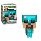 Funko Pop! Vinyl: Minecraft - Steve (w/ Diamond Armor) (Blue) - GameStop...