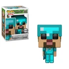 Funko Pop! Vinyl: Minecraft - Steve (w/ Diamond Armor) (Blue) - GameStop...