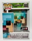 Funko Pop! Vinyl Minecraft Steve with Diamond Armor GameStop Exclusive #322