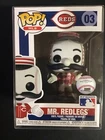 Funko Pop! Vinyl: MLB Baseball Mr. Redlegs #3 MLB Mascots - With Protector