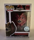 Funko Pop Vinyl Movies Jurassic Park Dilophosaurus 550 Figure Collectable Red