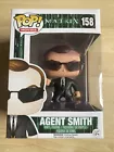 FUNKO POP VINYL MOVIES THE MATRIX AGENT SMITH #158 VAULTED GENUINE FIGURE