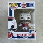 Funko Pop! Vinyl: Mr. Redlegs #3 MLB Mascot Rare NIB Red Jersey Red Legs