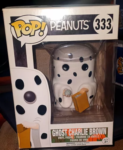 Funko Pop! Vinyl: Peanuts - Charlie Brown (Ghost) - Walgreens (Exclusive) #333