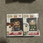 Funko Pop! Vinyl: Pixar - Woody #168 & Buzz Lightyear #169