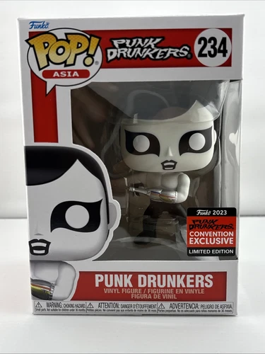 Funko Pop! Vinyl PUNK DRUNKERS Black White 234 Convention Exclusive