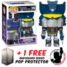 FUNKO POP VINYL RETRO TOYS TRANSFORMERS SOUNDWAVE #26 VINYL FIGURE + PROTECTOR