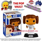 FUNKO POP VINYL STAR WARS #04 PRINCESS LEIA BNIB + PROTECTOR VAULTED BLUE BOX