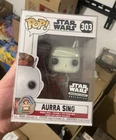 Funko Pop Vinyl Star Wars #303 Aurra Sing Smugglers Bounty Exclusive + Protector