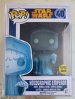 Funko Pop! Vinyl Star Wars #40 Holographic Emperor Glow GITD - See Pics