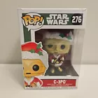 Funko Pop! Vinyl Star Wars C-3PO #276 Santa Holiday Christmas C3PO New In Box