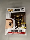 Funko Pop! Vinyl: Star Wars - Princess Leia (Gold/Chrome) - Hot Topic...