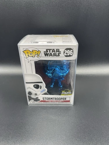 Funko Pop! Vinyl: Star Wars - Stormtrooper (Blue/Chrome) - Star Wars Celebration