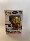 Funko Pop! Vinyl: Star Wars - Stormtrooper (Gold/Chrome) - Star Wars Celebration