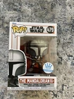 Funko Pop! Vinyl: Star Wars - The Mandalorian with Beskar Staff + Box Protector