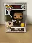 Funko Pop! VInyl: Stranger Things Hopper #512 Chase Limited Edition w/Protector