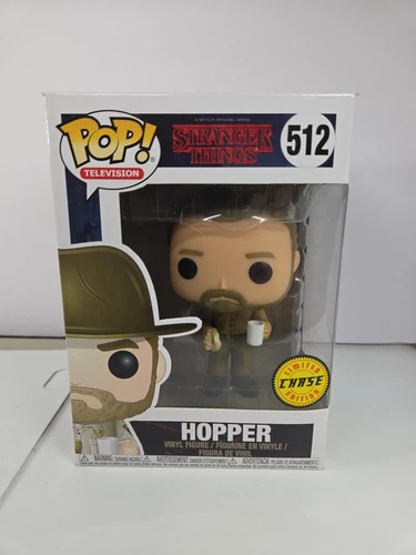 Funko Pop! Vinyl: Stranger Things - Jim Hopper (w/ Donut) (Chase) #512 Vaulted