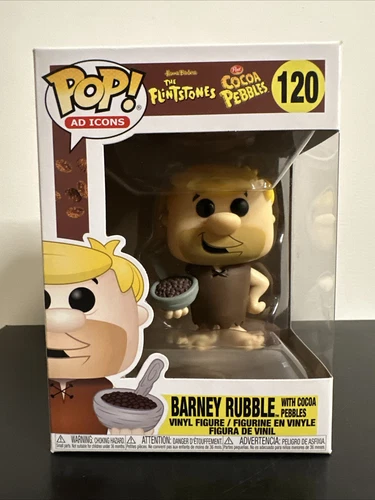 Funko Pop! Vinyl: The Flintstones - Barney Rubble with Cocoa Pebbles #120