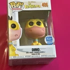 Funko Pop! Vinyl: The Flintstones - Dino - (Yellow) - Funko Web (FW) (Exclusive)