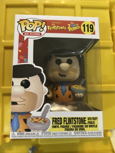 Funko Pop! Vinyl: The Flintstones - Fred Flinstone with Fruity Pebbles #119