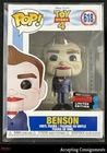 Funko Pop Vinyl Toy Story 4 #618 Benson 2019 Funko Fall Convention Exclusive