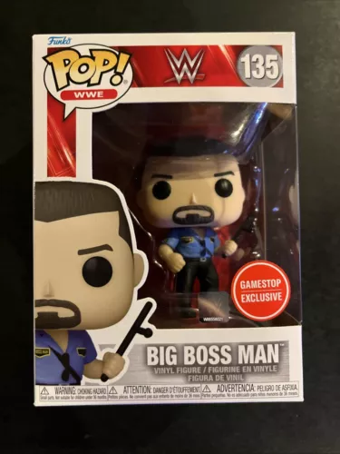 Funko Pop! Vinyl: WWE - Big Boss Man - GameStop (Exclusive) #135