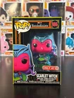 Funko Pop WandaVision Scarlet Witch Blacklight Target Exclusive #986 w/Protector