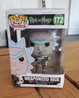 Funko Pop WEAPONIZED RICK - Rick and Morty Collectible Vinyl Figure #172 NEW