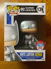 Funko POP White Lantern Batman 139 Blowing Cape NYCC 2016 DC Super Heroes w Case