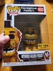 Funko Pop Withered Golden Freddy #1033 Five Nights at Freddy's Hot Topic READ