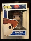 FUNKO POP! Woody Disney 03 Double Red Logo Disney Store Logo OG grail Toy Story
