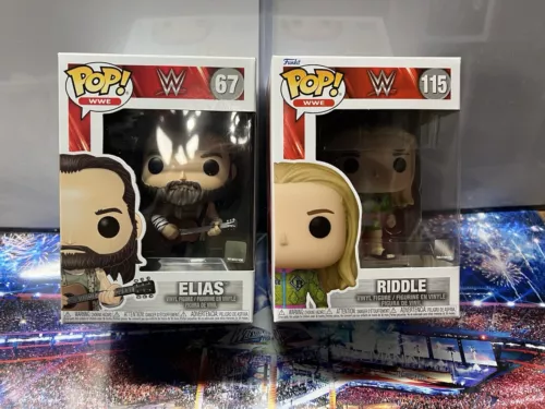Funko Pop! WWE Elias with Guitar Vinyl Figure #67 and Matt Riddle #115 Funko pop