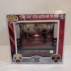 Funko Pop! WWE Stone Cold Steve Austin & The Rock In Wrestling Ring