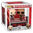 Funko POP! WWE The Rock vs "Stone Cold" Steve Austin in Wrestling Ring