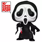 FUNKO • Scream • GHOST FACE w/Knife #1608 • (10 in)  Jumbo • w/Pro • Ships Free