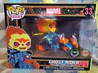 Ghost Rider BlackLight Pop 33 - Ghostrider Funko Pop! Vinyl Popcultcha Vaulted
