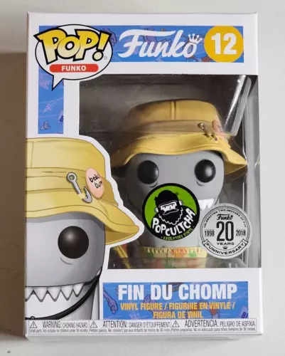 GREY FIN DU CHOMP 12 SPASTIK PLASTIK Funko Pop Vinyl New in Mint Box + Protector