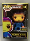 Halloween Black Light Michael Myers Limited Funko Figure #03 With Pop Protector