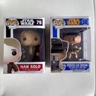 Han Solo 79 And Princess Leia Boushh 50 Star Wars The Force Awakens Funko Pop
