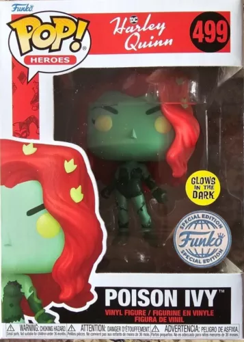 Harley Quinn Animated TV Series - Poison Ivy GLOW GITD #1547 Funko Pop Vinyl NEW